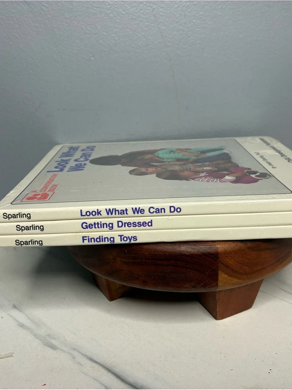 1985 Johnson & Johnson Conversation Books Set of 3 Sealed Child Development